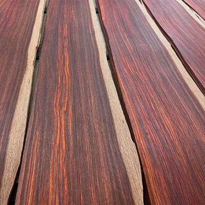 Chapa de Madera Natural Tintada con Plantas Iridescentes Vibrantes, Chapa de Madera Decorativa Sostenible y Ecológica para Diseño de Muebles de Interior de Lujo