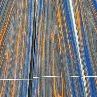 Veneer de madera ecológico teñido de plantas naturales, veneer de madera decorativa iridiscente multicolor para paneles de muebles, revestimiento de paredes y fabricación de gabinetes