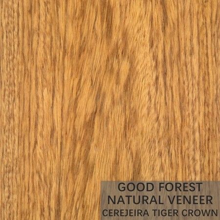 Grano de madera natural de la chapa de Cerejeira Wenge especialmente para la decoración del hotel