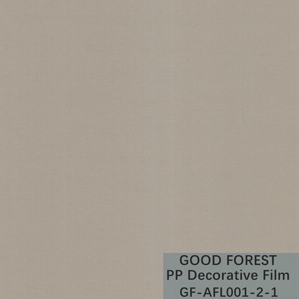 Piel decorativa de la película de los PP de la dureza que siente el grueso de 0.12m m - de 0.45m m