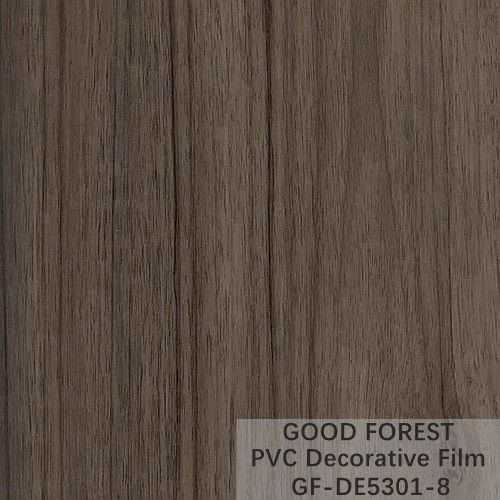 Película decorativa del PVC de la división grueso Grey Color oscuro de 0.25m m - de 0.60m m