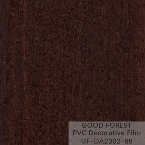 Película de madera oscura del grano de madera grueso decorativo de 0.25m m - de 0.60m m