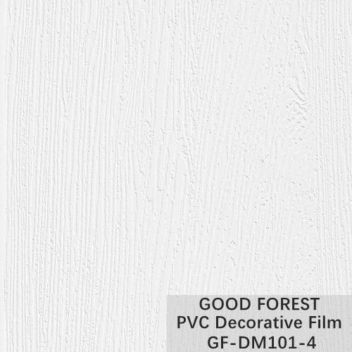 El ampollar puro del color de la película decorativa del PVC del grano de madera de gabinete