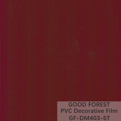 Película brillante del grano de madera de la ampolla de la pintura de la película decorativa del PVC del ODM