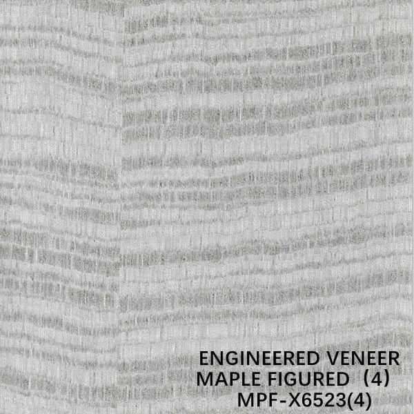 El arce reconstituido hotel figuró que la chapa de madera X6523 teñió el buen precio de Grey Color Slice Cut Technics de la fabricación de China