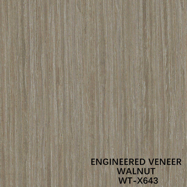 La madera dirigida decoración del nogal negro chapea el color claro ISO del grano recto X643
