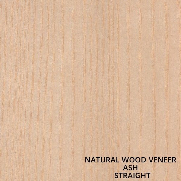 Ceniza blanca natural de madera veneer cuartos de corte longitud de grano recto 2050-3200mm para muebles y puertas