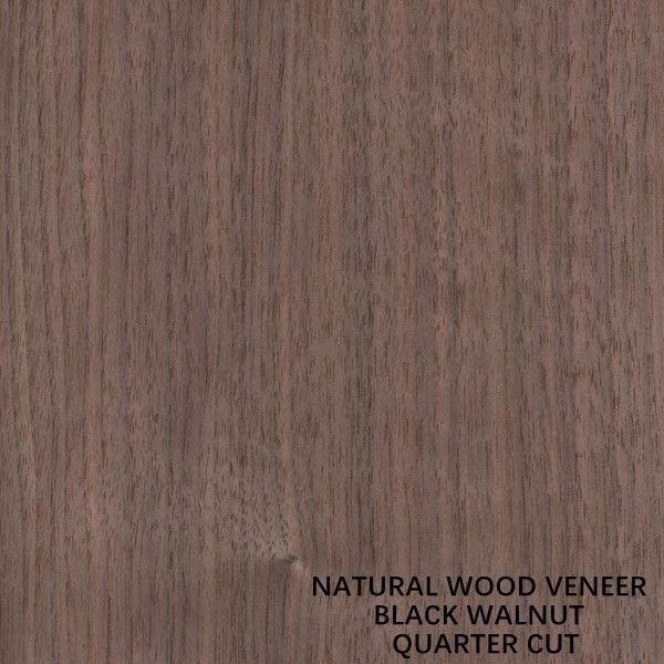 El cuarto natural americano de la chapa de madera de la nuez cortó el grano recto para los muebles de clase superior que hacían el fabricante del Fsc China