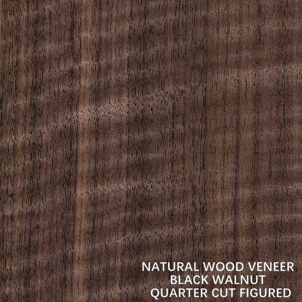 El cuarto natural americano de la chapa de madera de la nuez cortó recto figurado para los muebles de clase superior que hacían el fabricante del Fsc China