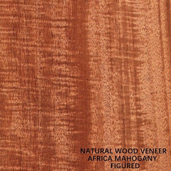 La chapa de madera de caoba natural del OEM derecho figuró el grano 2500-3100M M para la piel de la puerta