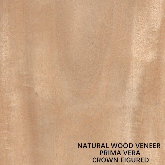 La corona cortada plana Primavera de la chapa natural de madera del OEM cortó para los paneles y los muebles 0.5m m