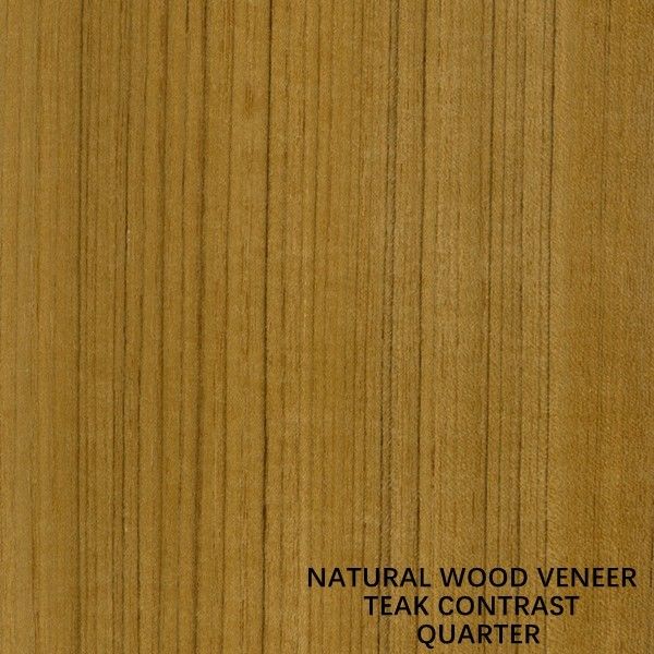 Línea de madera grano recto del negro del contraste de la chapa de la teca del grado del AAA para la madera contrachapada de lujo