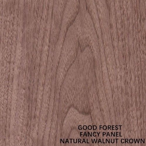 La madera contrachapada de lujo de la chapa natural de madera del grano de la corona de la nuez para el tamaño alargado 2745m m China de los muebles y del gabinete hace