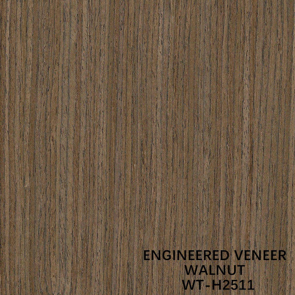 Veneer de madera de ingeniería de nuez artificial para muebles y gabinetes 3100mm longitud WT-H2511