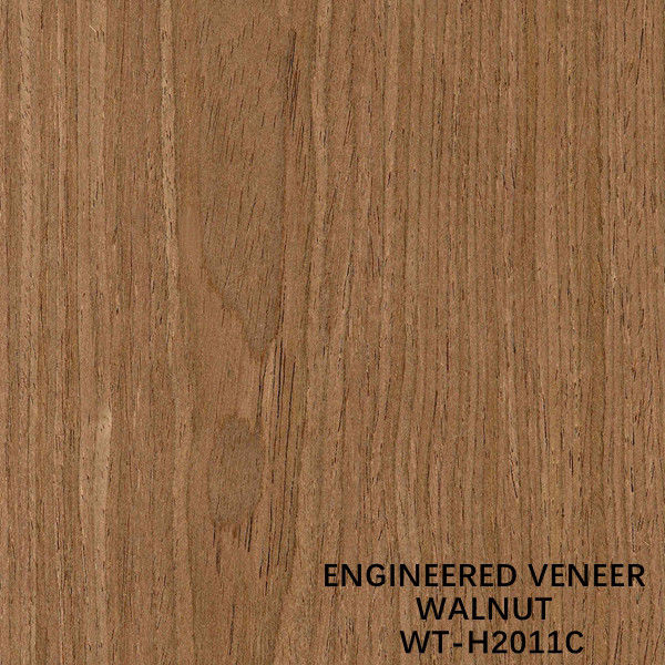 Chapa de madera de nogal hecha por el hombre hoja de grano de corona de chapa de lujo Normal para tablero decorativo de interior 2500mm