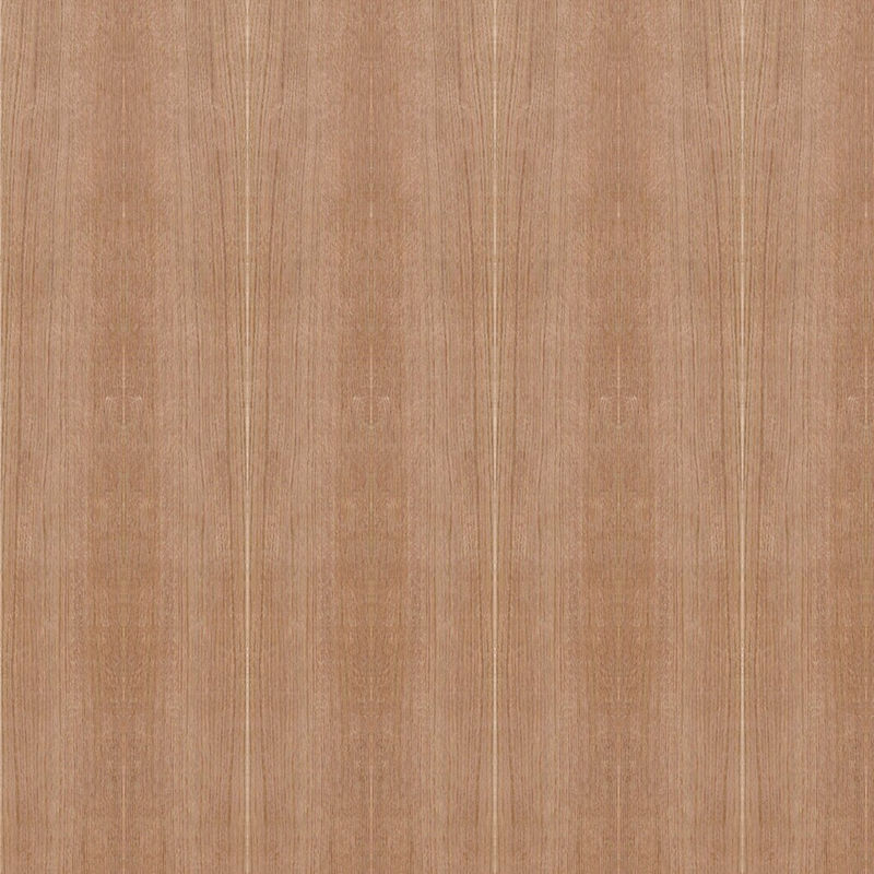 El Mdf natural de la suposición de la chapa de madera de roble rojo/el grano recto del conglomerado para el gabinete artesona la longitud de 2440/2745/3050m m