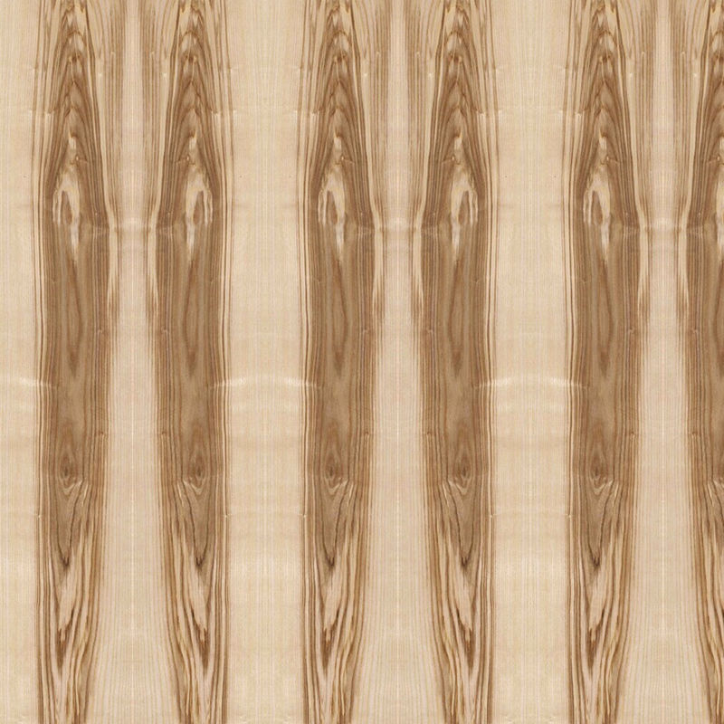 El tamaño estándar del tablero del MDF del grueso natural de lujo de Ash Oliver Wood Veneer Crown Grain 9mm/18m m puede ser Pintura-libre