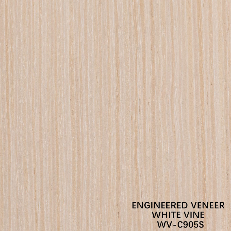 Hojas de madera de ingeniería decorativa reconstituidas Veneer White Vine 905S 0,5 mm
