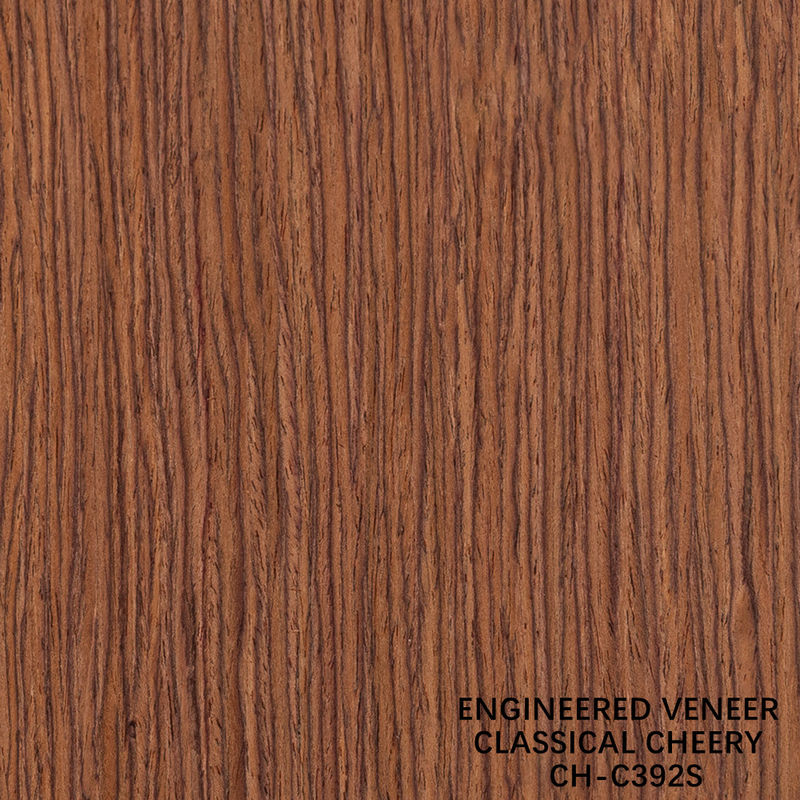 392C / 392S Veneer de madera recompuesta de color marrón oscuro para decoración vintage