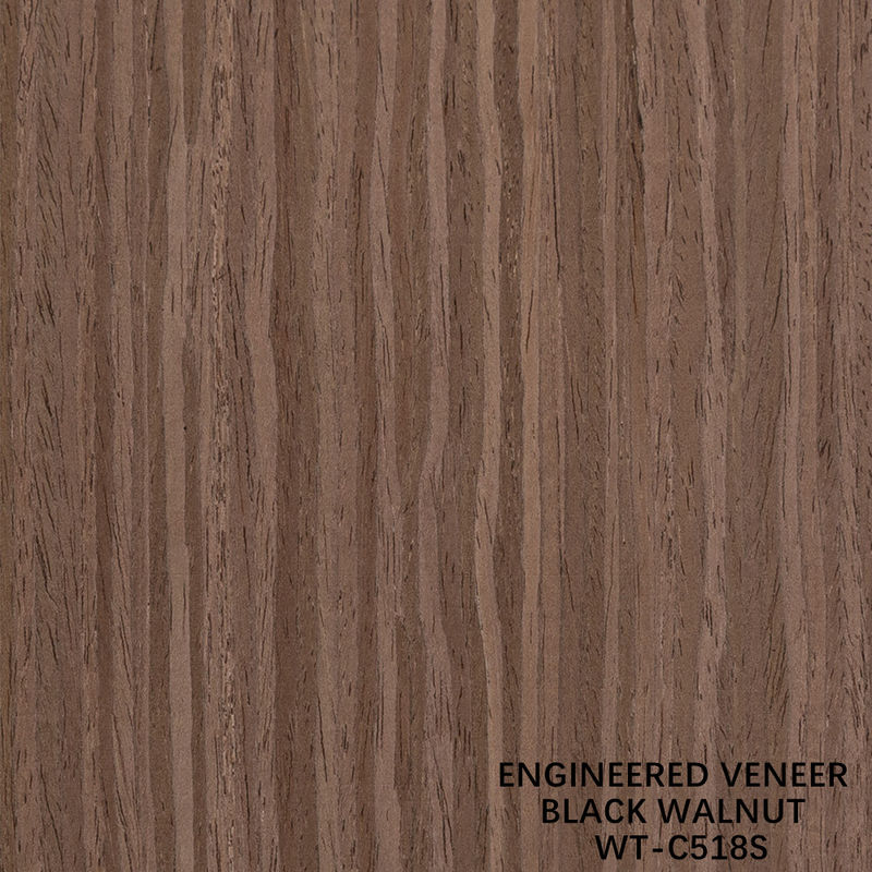 0.60 mm Veneer de madera de ingeniería 518s / 518c para puertas interiores y la cara del gabinete