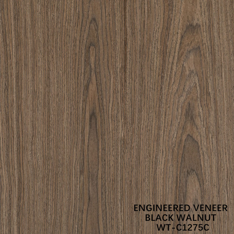 Carpeta de madera natural de corte de corona de nuez tamaño estándar 2500 * 640 para tableros decorativos de interior