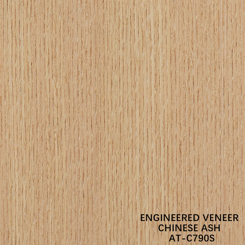 Veneer de madera de lujo China de ceniza hecha por el hombre tamaño alargado 3100mm se puede personalizar para la decoración China hace