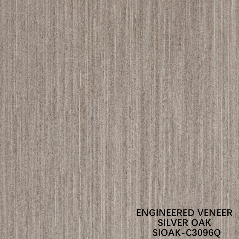 Fabuloso revestimiento de madera recompuesto de pera plateada Técnicas de corte de rodajas para anchura de grano recto 1280mm Empalme para la piel de la puerta
