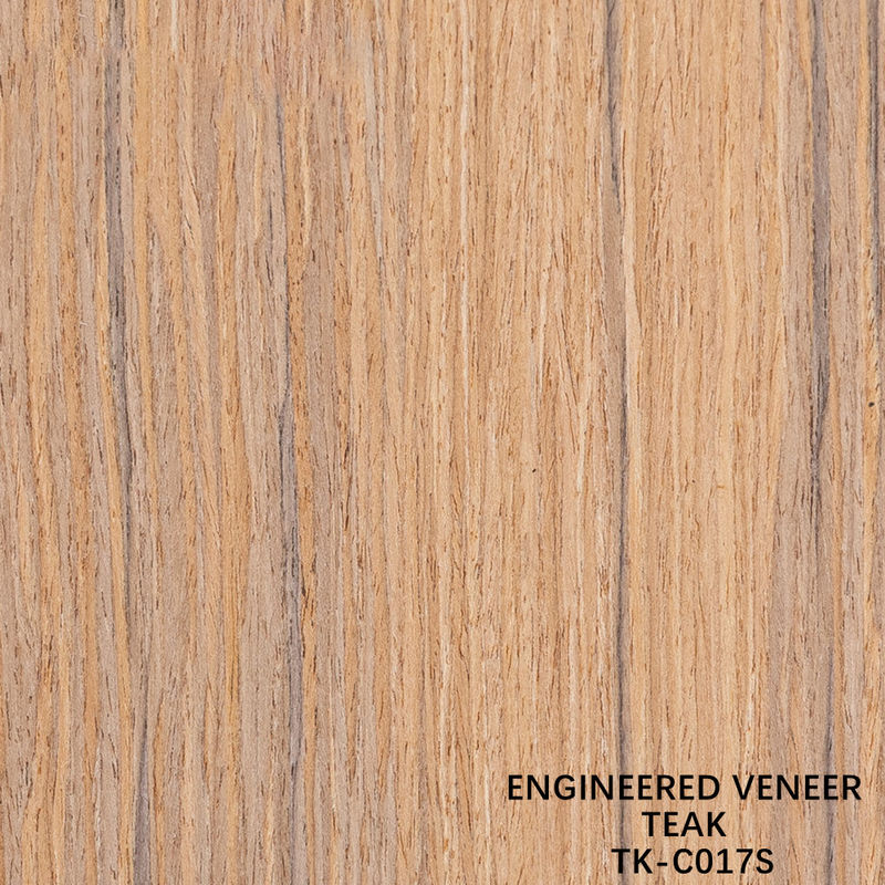 Reconocimiento de la madera carilla de teca cortar las técnicas con grano recto para la puerta cara alargada tamaño 2850mm