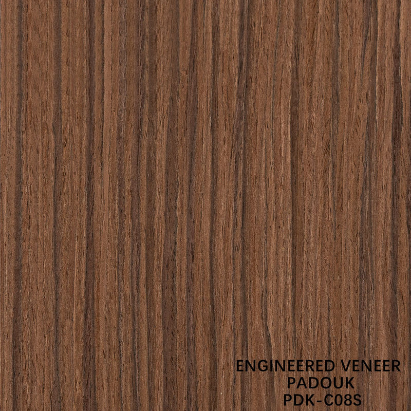 Fabricación de carillas de madera de Quandong de espesor de 0,18-0,6 mm para decoración de hoteles