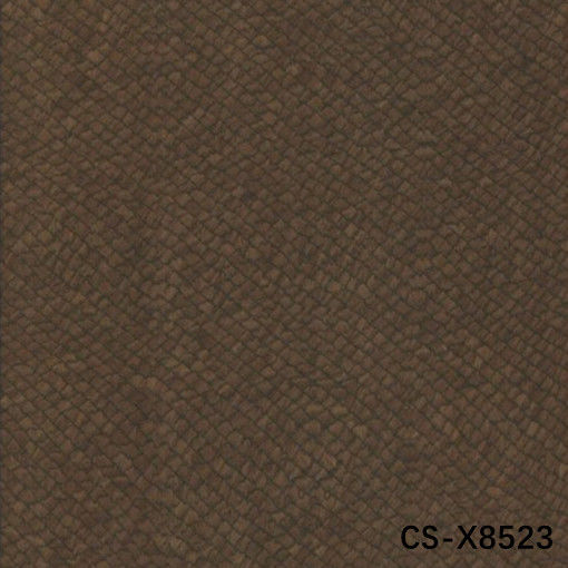 CS-X8523 Veneer de madera de ingeniería de piel de cocodrilo Rejilla de textura 0,15-1,8 mm de espesor para papel tapiz