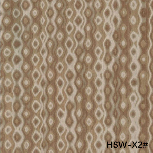 Alta gama de madera reconstituida veneer hueco cuadrado madera HSW-X2# personalizado 0.55mm Para paneles de pared China OEM fábrica