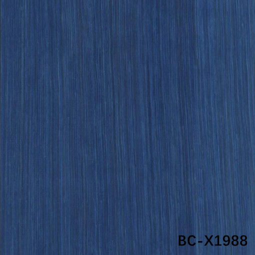 High-End Ingeniería de la madera Veneer Bule clásico BC-X1988 color teñido de grano recto para la decoración del hotel