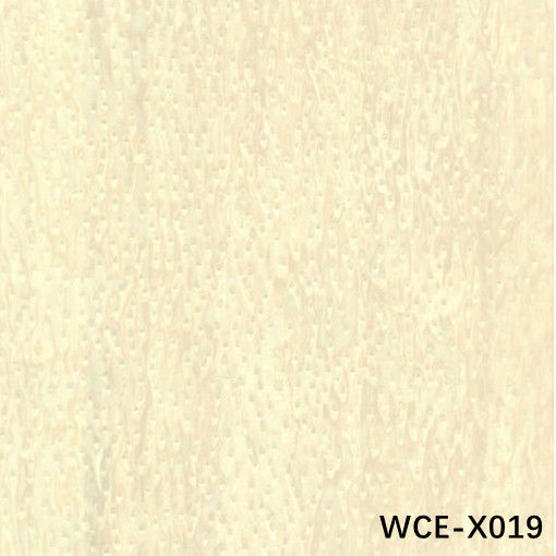 Ojo de Gato Blanco WCE-X019 Texturas irregulares Venecedura de madera de ingeniería 0.15-0.55mm Para el interior del automóvil