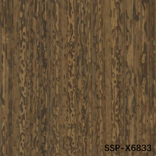 Fumado Sapele Pommele Ingeniería de roble carilla de espesor 0,18-0,6 mm para el panel de pared