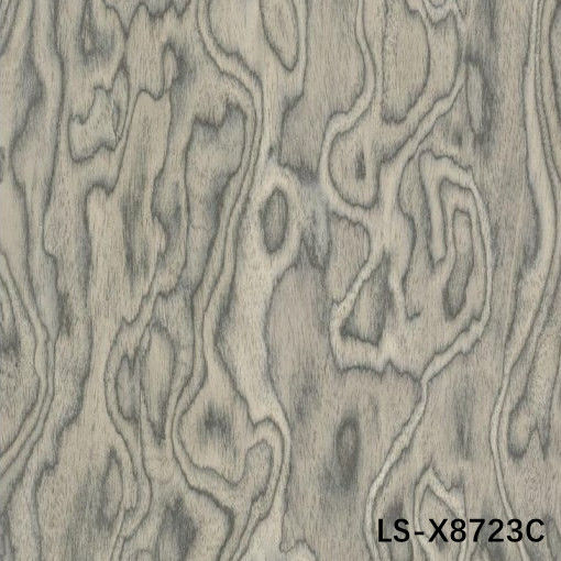 Chapa de madera de ingeniería personalizada de 0.18-1.0 mm de espesor para panel de pared, paisaje X8723C