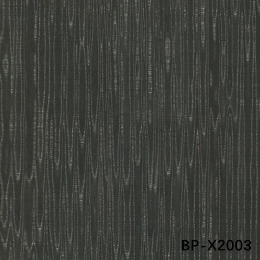 Chapa de madera de ébano negro de lujo BP-X2003 Nuevo diseño 3100mm de largo para revestimiento de puertas de madera