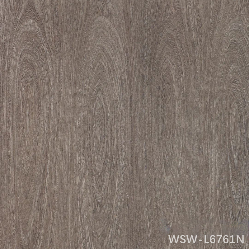 Nuevo diseño de veneer de madera Wenge WSW-L6761N personalizable 0,15-0,55 mm de espesor para la cara de la puerta interior