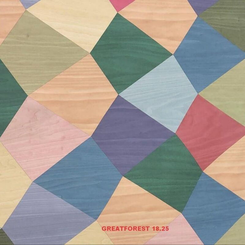 Parquet artístico Veneer de madera 2500 * 640mm Artesanía de forma fija y personalizable Art Splicing para papel pintado