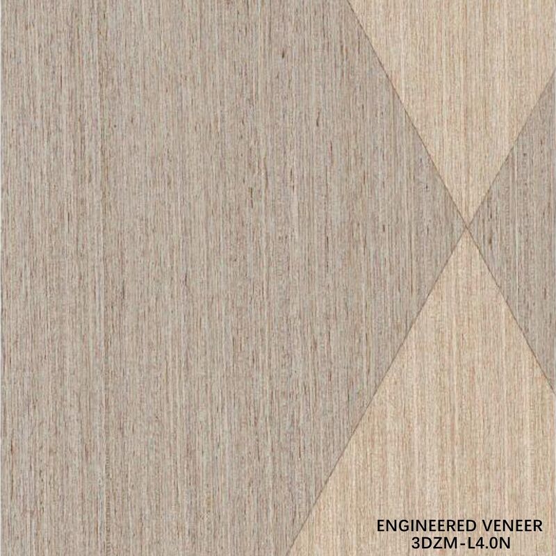 3D veneer diseñado para decoración de hoteles / residencias, tamaños y texturas personalizados 3DZM-L4.0N