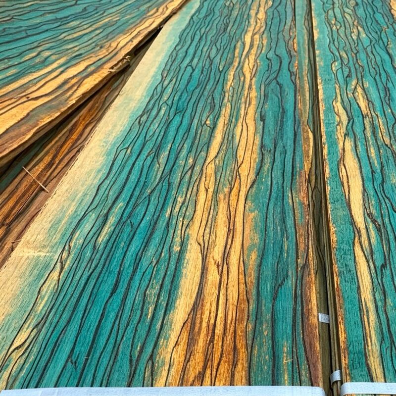 Chapa de Madera Natural Teñida con Plantas Ecológicas, Chapa de Madera Iridescente Vibrante y Colorida, Chapa Decorativa Sostenible para Proyectos de Mobiliario Interior 0.5mm
