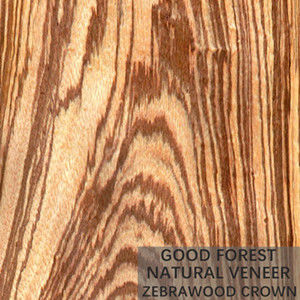 El cuarto de madera natural de la chapa de la cebra de la decoración cortó la madera contrachapada de lujo