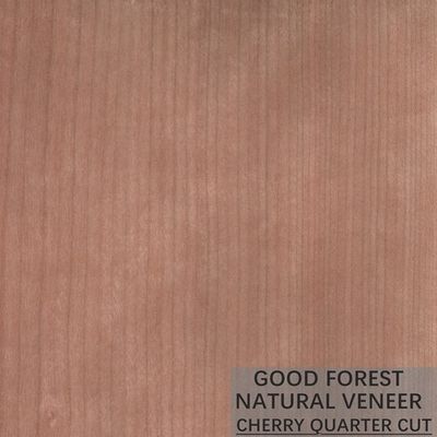 Color natural de Cherry Veneer Quarter Cut Smoked de la decoración popular