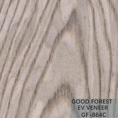 La madera dirigida del grano de la corona del roble de plata de la chapa de madera chapea natural