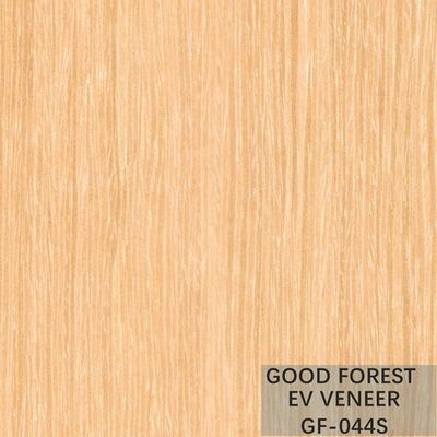 El amarillo recompuso el albaricoque de madera dirigido de la chapa para la cara del gabinete
