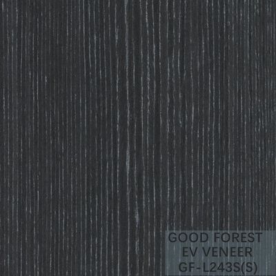 EV reconstituyó las hojas de chapa del grano de Ebony Veneer Silver Glitter Wood FSC