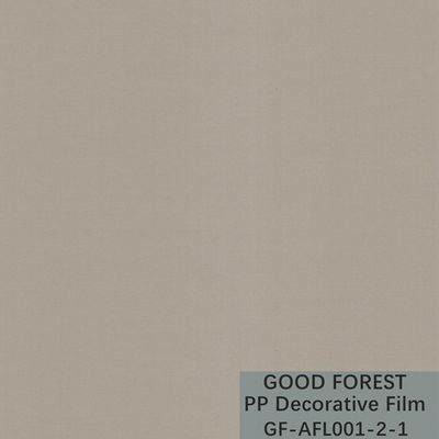 Piel decorativa de la película de los PP de la dureza que siente el grueso de 0.12m m - de 0.45m m