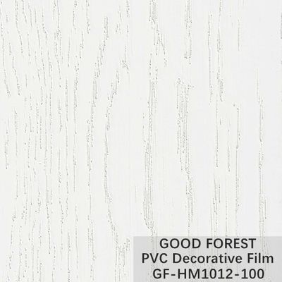 Tipo puro del color 100 del PVC de la ampolla del grano de madera decorativo de la película