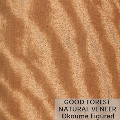 La madera contrachapada de madera natural de la chapa de Okumen modificó el grueso de 0,18 para requisitos particulares - de 0.55m m
