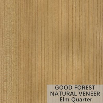 La corona de madera natural de la chapa del OLMO cortó el grano para proporcionar servicio modificado para requisitos particulares