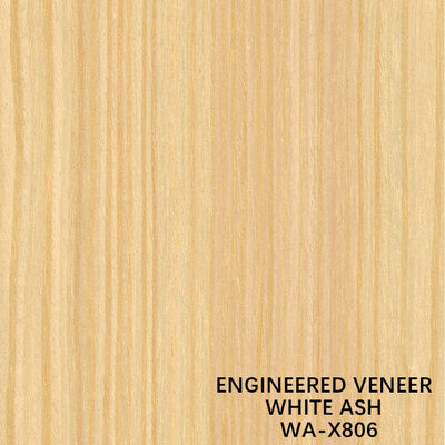 Ash Wood Veneer natural decorativo reconstituido con las artesanías Fineline - de un grano X806